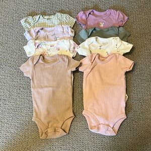 Bundle of 8 Carter’s Onesies
